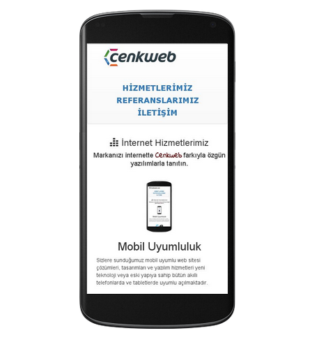 Cenkweb Mobil Görünüm