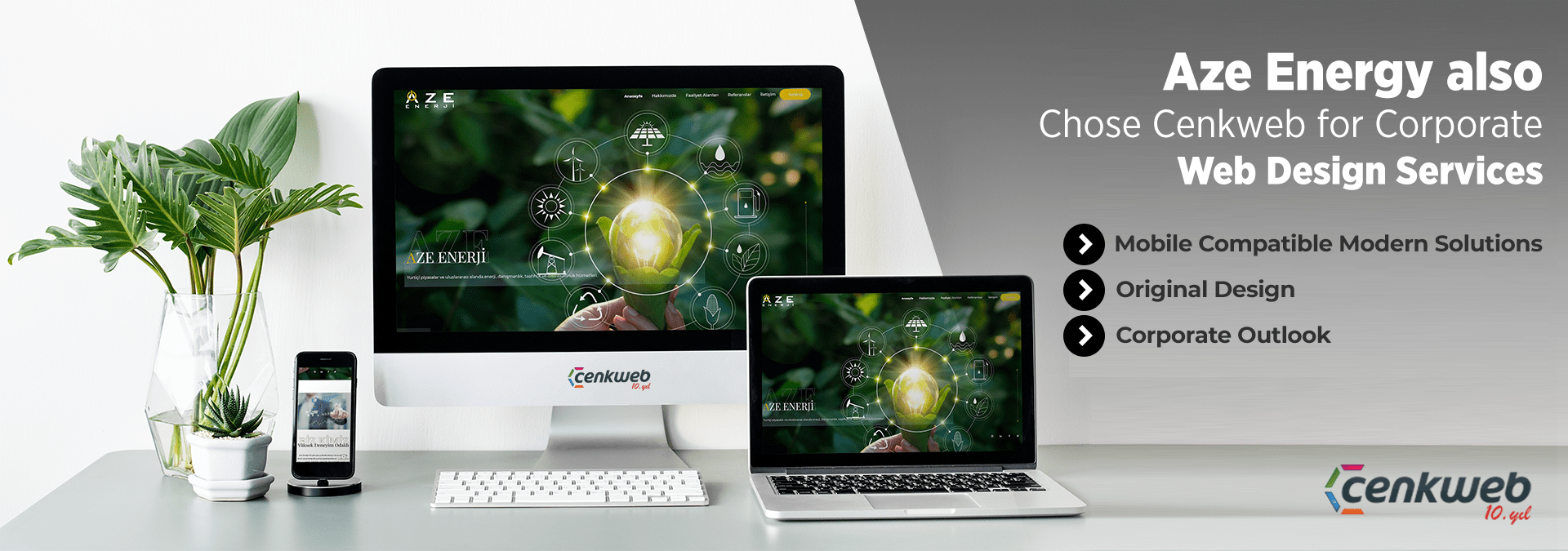 Web Design - Azeenerji